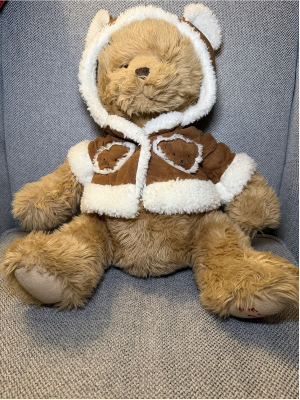 fao schwarz plush teddy bear With Teddy Bear Jacket 2008.